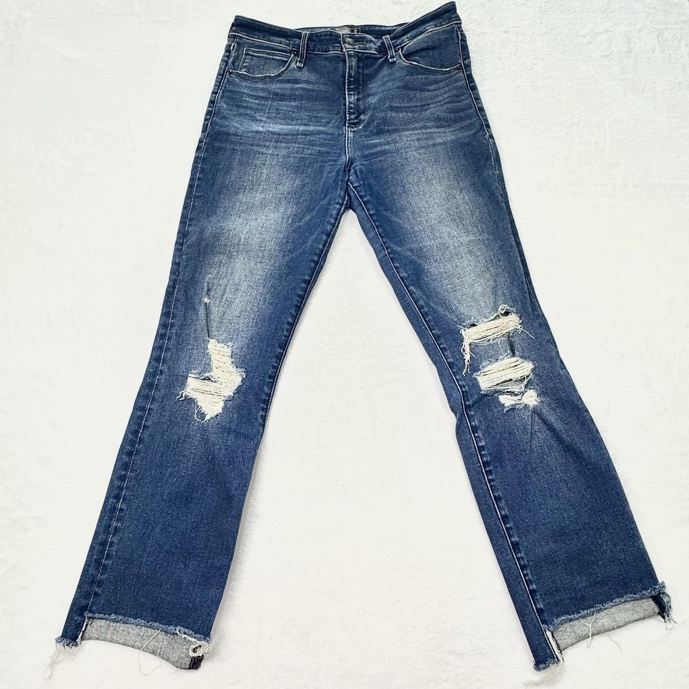 Abercrombie & Fitch, Women's Sz 29/8s, Simone High Rise Ankle Distressed Jeans